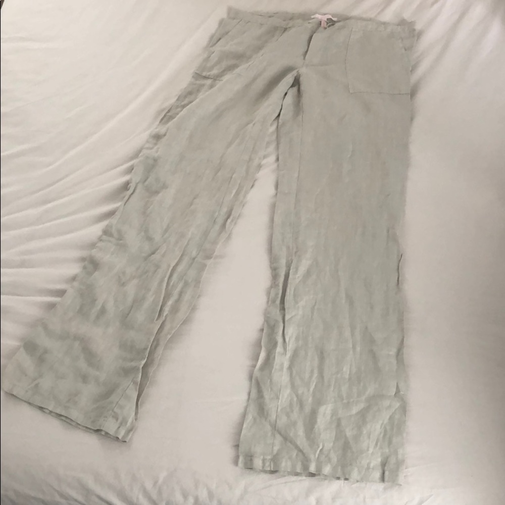 Tan Cotton Long Pants